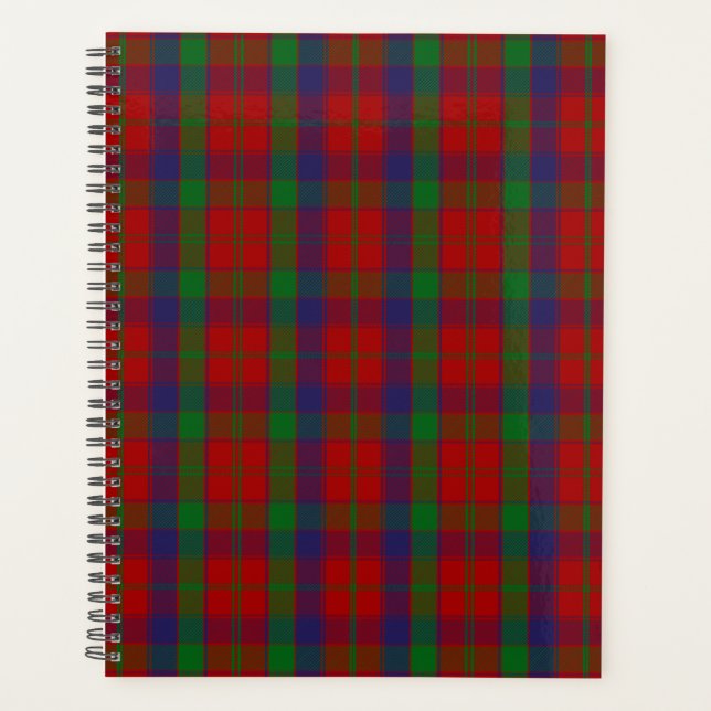 Agenda Xadrez Escocesa Clan Robertson Tartan (Frente)