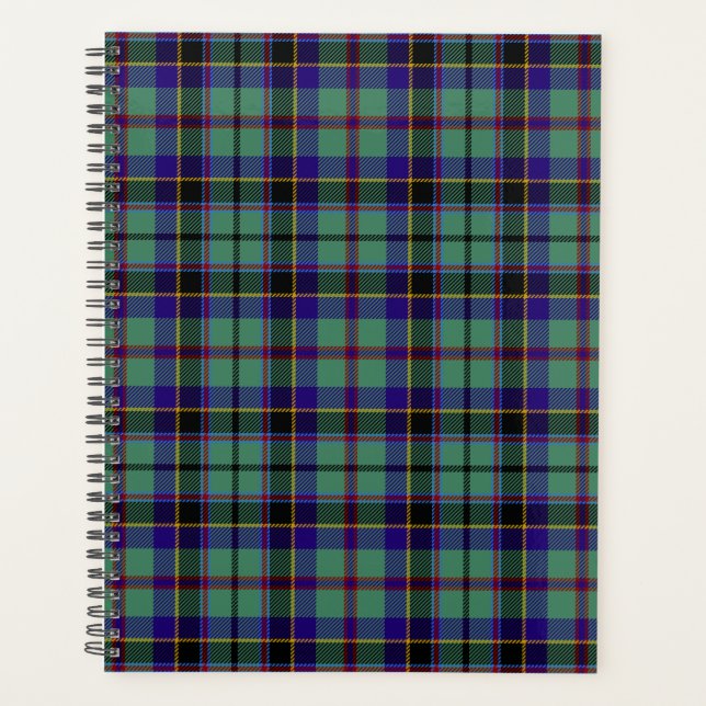 Agenda Xadrez Escocesa Clan Stevenson Tartan (Frente)