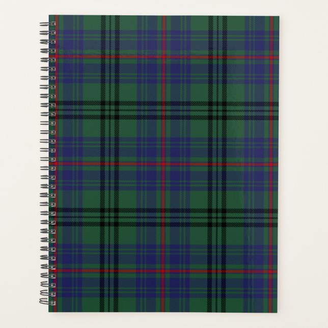 Agenda Xadrez escocesa Clan Walker Tartan (Frente)