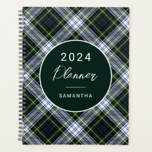 Agenda Xadrez Green Rustic Clan Gordon Tartan