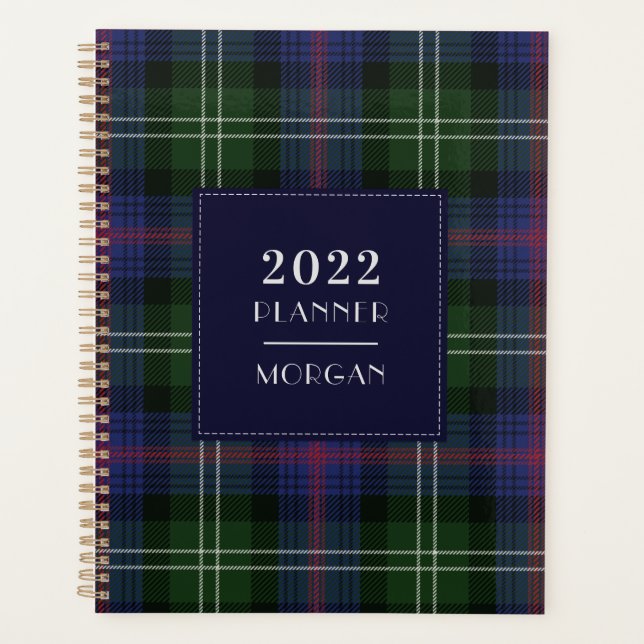 Agenda Xadrez Plaid 2022 Clan Sutherland (Frente)