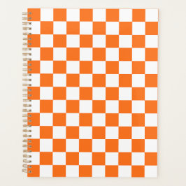 Agenda Xadrez salmão visual clássico