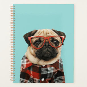 Agenda Xadrez Shirt Pug