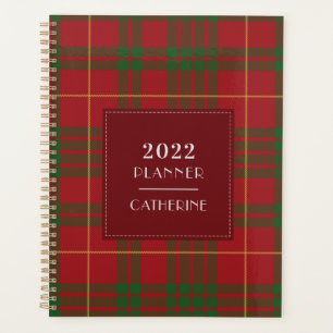 Agenda Xadrez Tartan Elegant 2022 Clan MacTavish