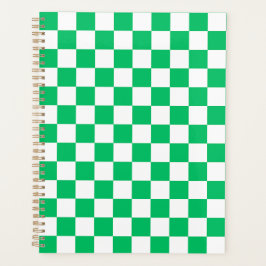 Agenda Xadrez verde clássico