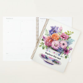 Agenda Xícara de flores: 1 de 75