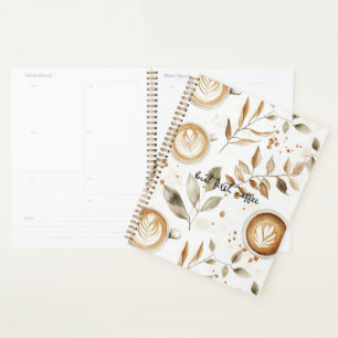 Agenda Xícaras de Café Folhas