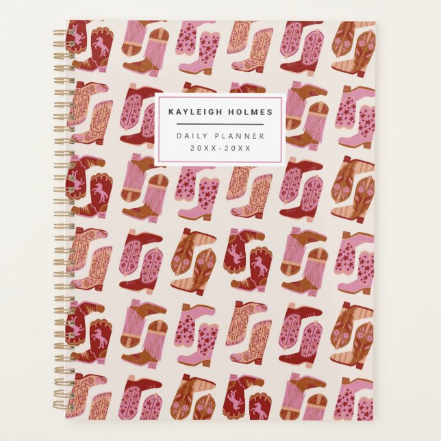 Agenda Yee Haw CowGirl Soft Planner (Frente)