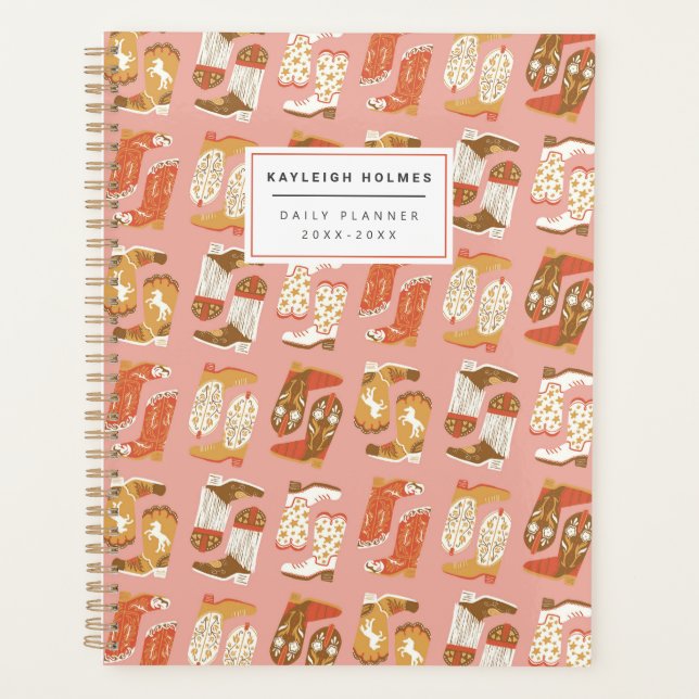 Agenda Yee Haw CowGirl Soft Planner (Frente)