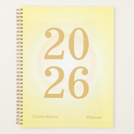 Agenda Yellow Aura Big Year Planner