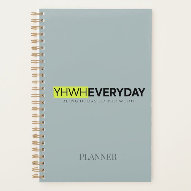 Agenda YHWH Planner DIÁRIO (Frente)