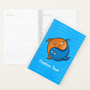 Agenda Yin Yang Fish Cartoon