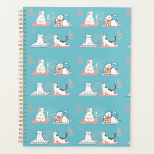 Agenda Yoga Cats Lotus