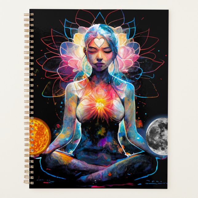 Agenda Yoga, Meditação, Chakra (Frente)
