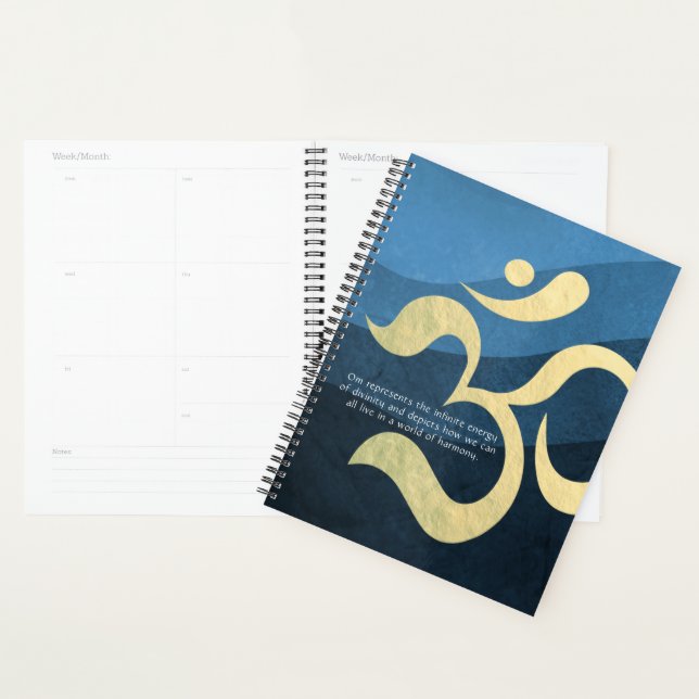 Agenda Yoga Meditation Instrutor Life Coach OM Cota Pl (Exibição)