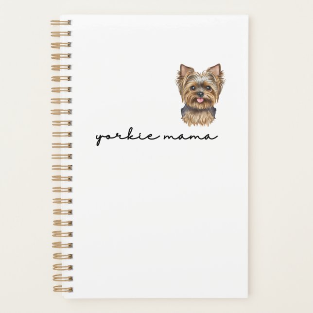 Agenda Yorkie Mama Planner (Frente)