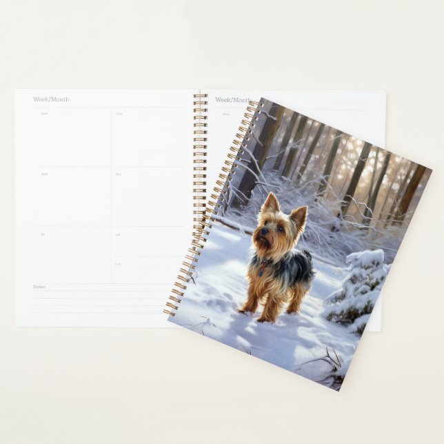 Agenda Yorkshire Terrier Deixe Nevar Natal (Exibição)