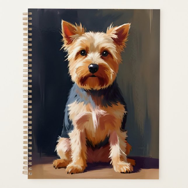 Agenda Yorkshire Terrier Dog Pet Painting (Frente)