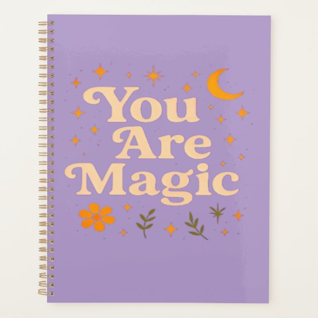 Agenda You Are Magic - Inspirational Star Design with Pos (Frente)