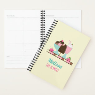 Agenda Yummy Sorvete Desserts Life is Sweet