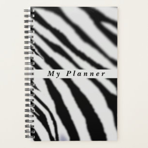 Agenda Zebra - Personalizável - Adicione seu texto / nom