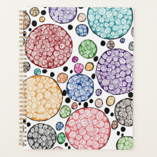 Agenda Zentangle circles pattern