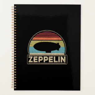 Agenda Zeppelin Vintage Retro Zeppelin Camisa Dirigível