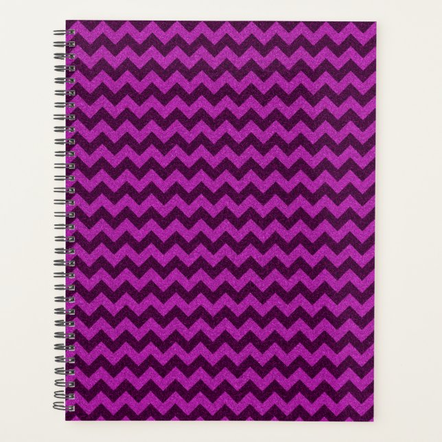 Agenda Zig Zag Roxo (Frente)