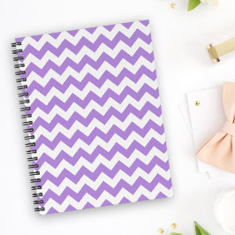 Agenda Zigzag Roxo, Chevron Roxo, Padrão Geométrico