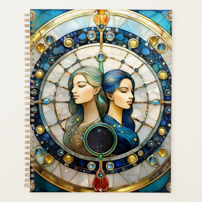 Agenda Zodiac - Gemini Os Gêmeos (Frente)