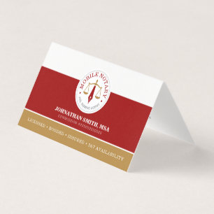 Agente de Assinatura Legal Móvel Linen Vermelho Do