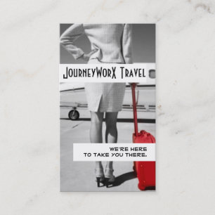 Agente Viagem moderno Cartão de visita