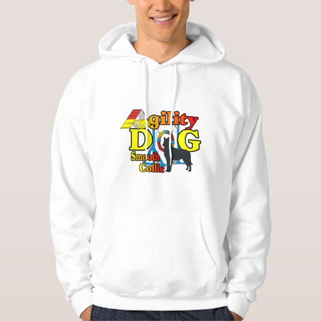 agilidade de collie suave camisa presentes (Frente)