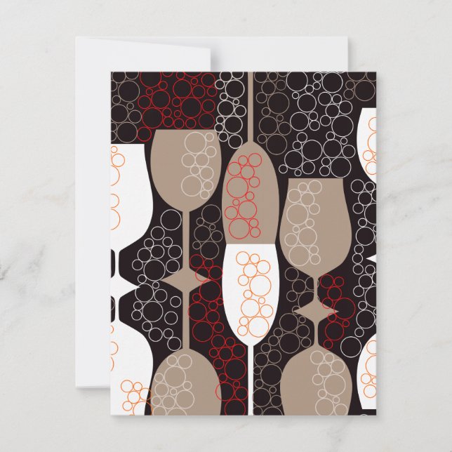 Agite-o com Convite de festas de coquetéis (Frente)