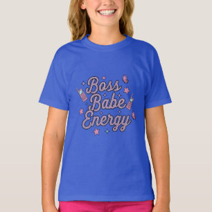 Agito + Coração – Camiseta Boss Babe Energy