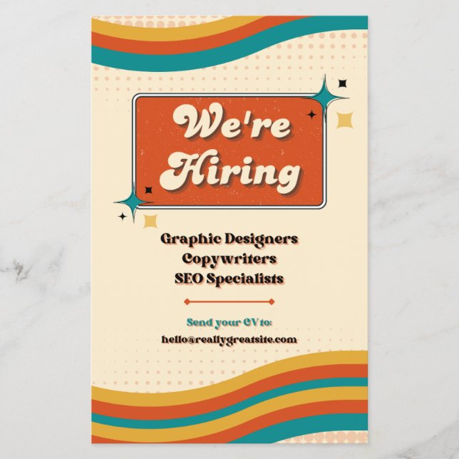 Agora Contratando Folheto (Frente)