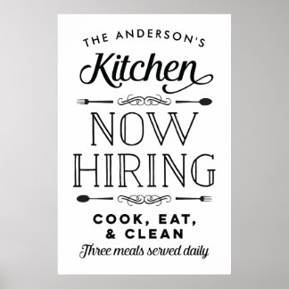 Agora, Contratando Impressão de cozinha personaliz