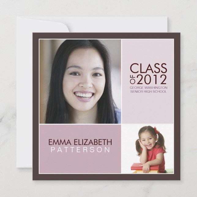 Agora, Convite Moderno Para Festa de formatura (Frente)