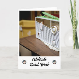 Agradecimento Ajustando à Relaxação - Cartão de Dia da Mão de Ob