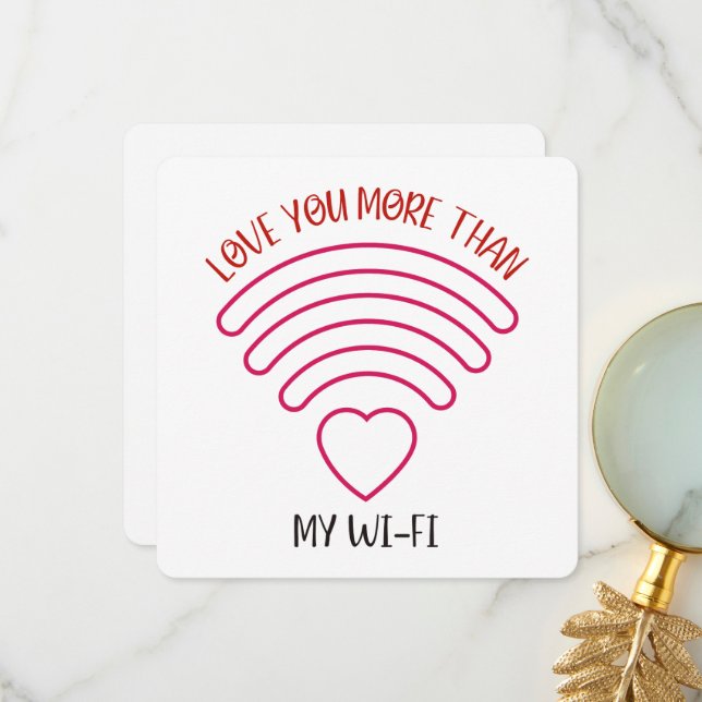 Agradecimento Ame Mais Você - Cartão De Dia de os namorados (Frente/Verso In Situ)