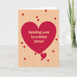 Agradecimento Amor a um Mais velho masculino em cartão de instal