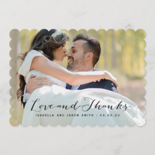 AGRADECIMENTO AMOR & AGRADECIMENTOS   CARTÃO DE OBRIGADO FOTO DE