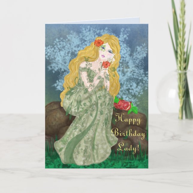 AGRADECIMENTO APENAS CARTÃO DE ANIVERSÁRIO AMÁVEL (Frente)