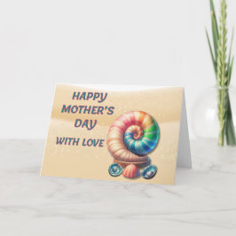 Agradecimento Avó Com Cartão De Dia de as mães De Amor