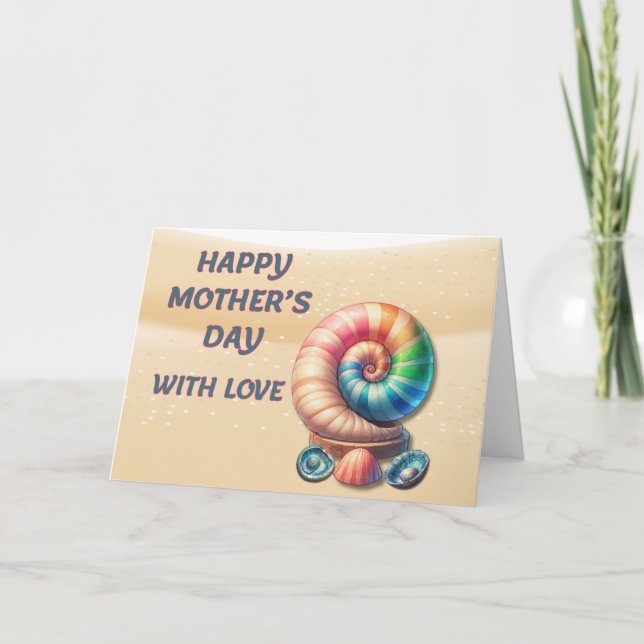 Agradecimento Avó Com Cartão De Dia de as mães De Amor (Frente)