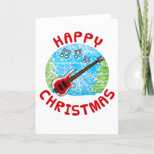 Agradecimento Bass Guitar - Cantor De Cartão De Natal