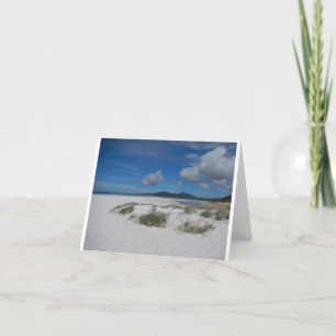 Agradecimento Belo White Beach na Austrália - Cartão de Saudação