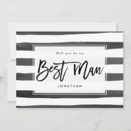 Agradecimento branco preto, você será meu melhor cartão de propo