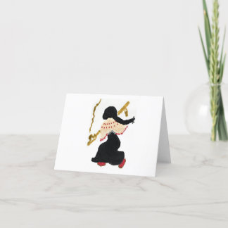 Agradecimento Caminhando pelo cartão de saudação do caminho