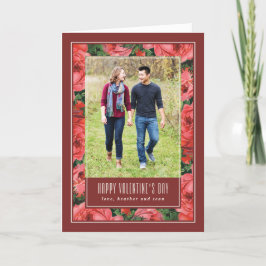 Agradecimento Cartão com fotos de Dia de os namorados de Quadro 